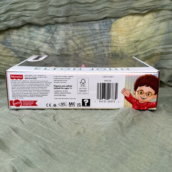 Mattel Little People Collector Edition Elton John NIB - Picture 13 of 13